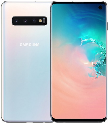 buy Cell Phone Samsung Galaxy S10 Plus SM-G975U 128GB - Prism White - click for details